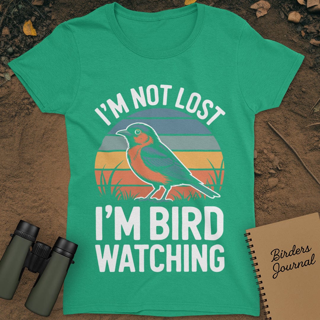 I'm Not Lost Birdwatching T-Shirt Womens
