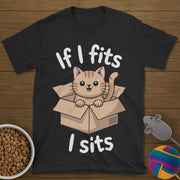 If I Fits I Sits Cat T-Shirt
