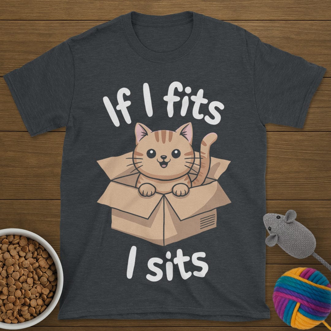 If I Fits I Sits Cat T-Shirt