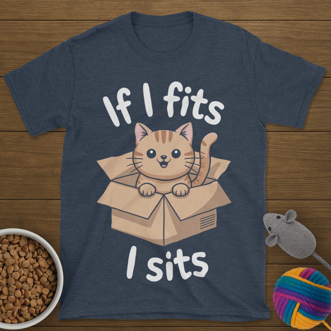 If I Fits I Sits Cat T-Shirt