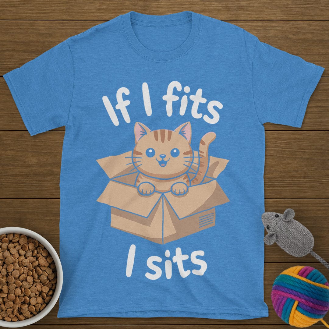 If I Fits I Sits Cat T-Shirt