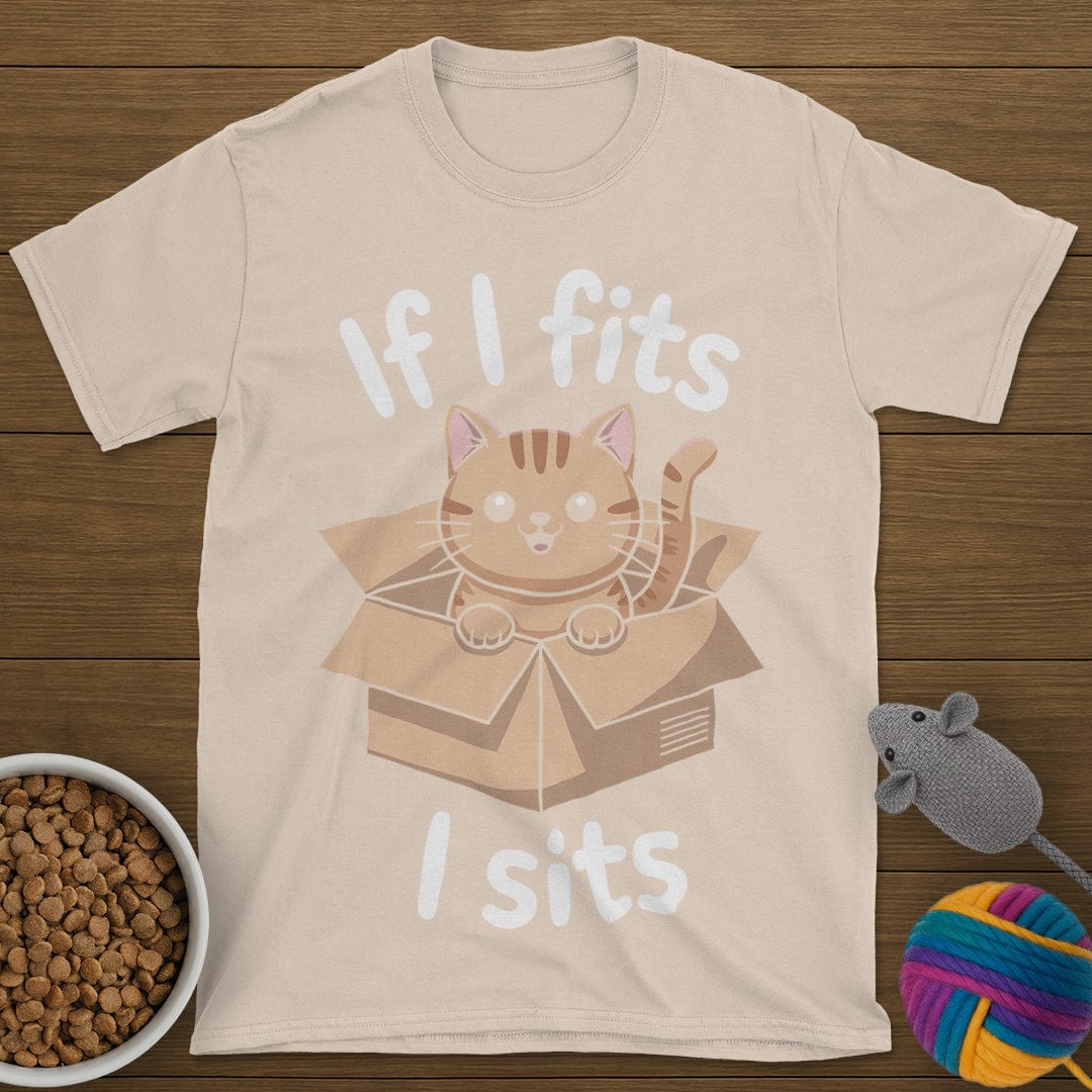 If I Fits I Sits Cat T-Shirt