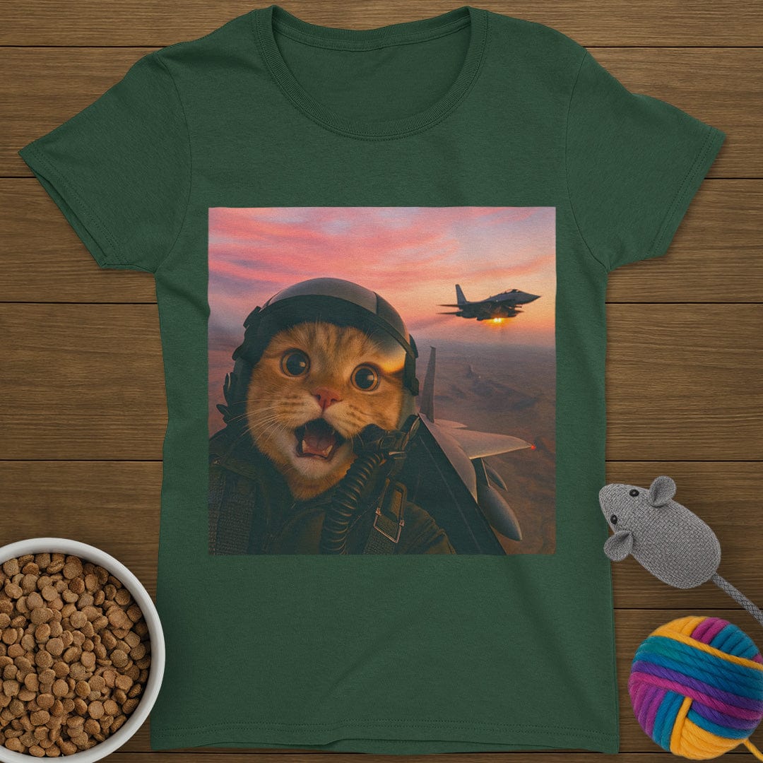 Jet Cat T-Shirt Womens