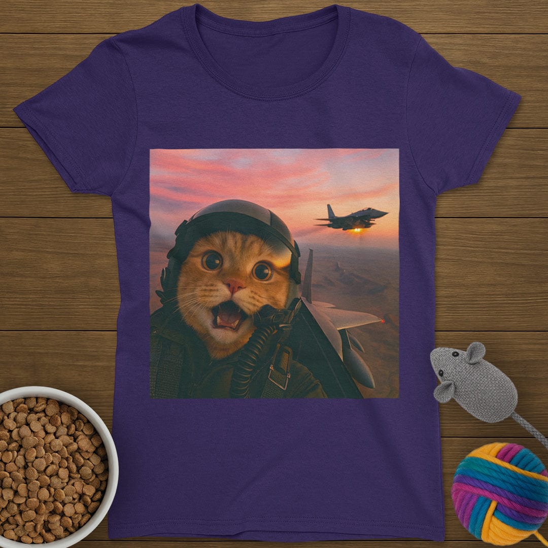 Jet Cat T-Shirt Womens