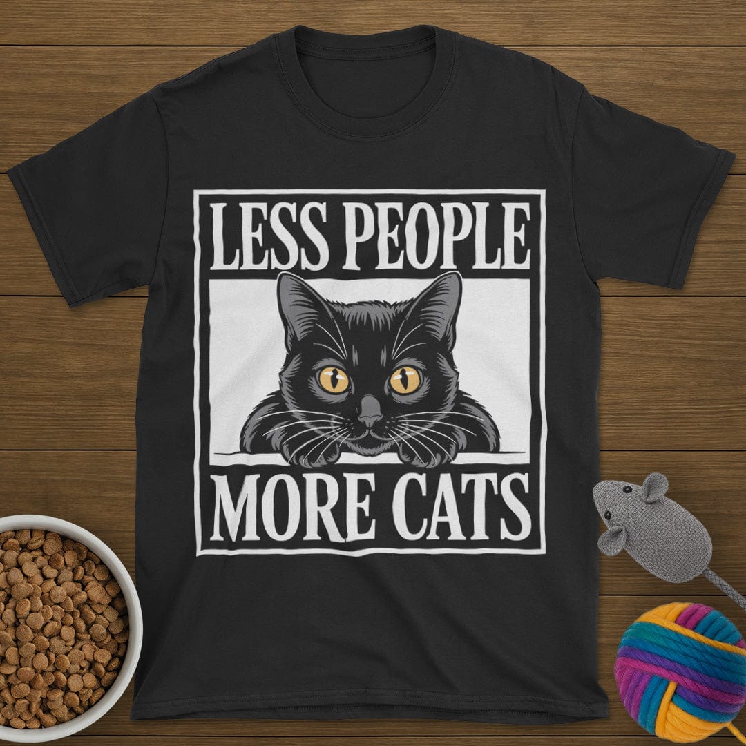Less People More Cats T-Shirt