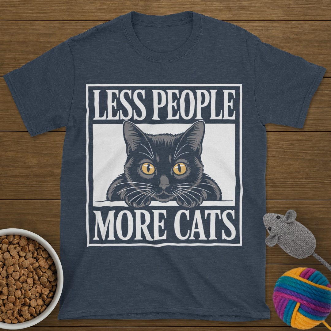 Less People More Cats T-Shirt