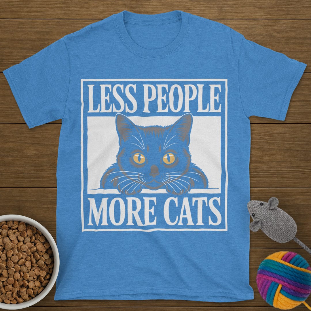 Less People More Cats T-Shirt