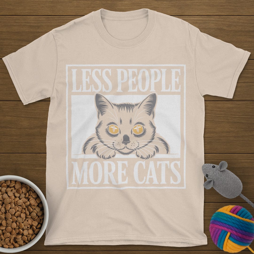 Less People More Cats T-Shirt