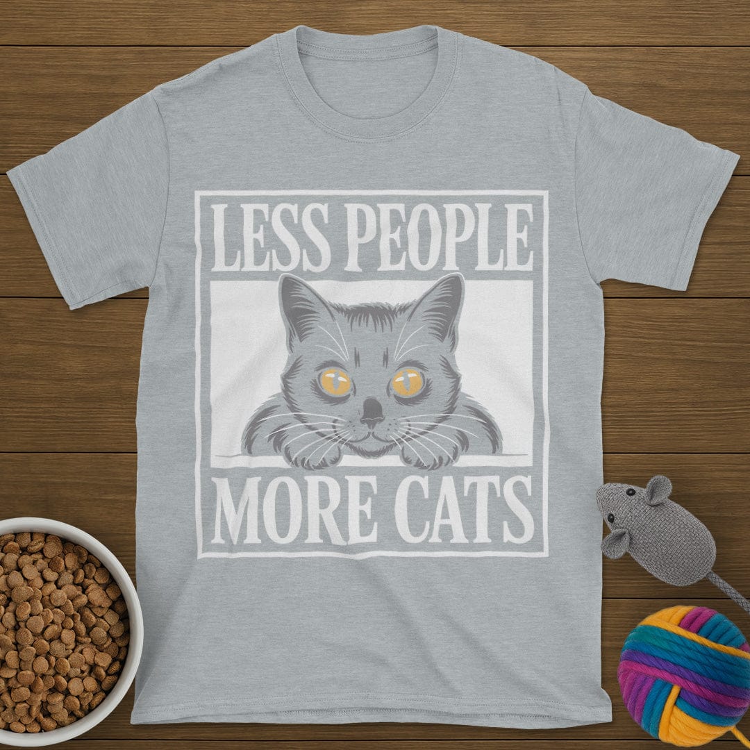 Less People More Cats T-Shirt