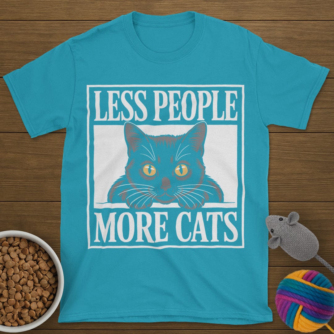 Less People More Cats T-Shirt