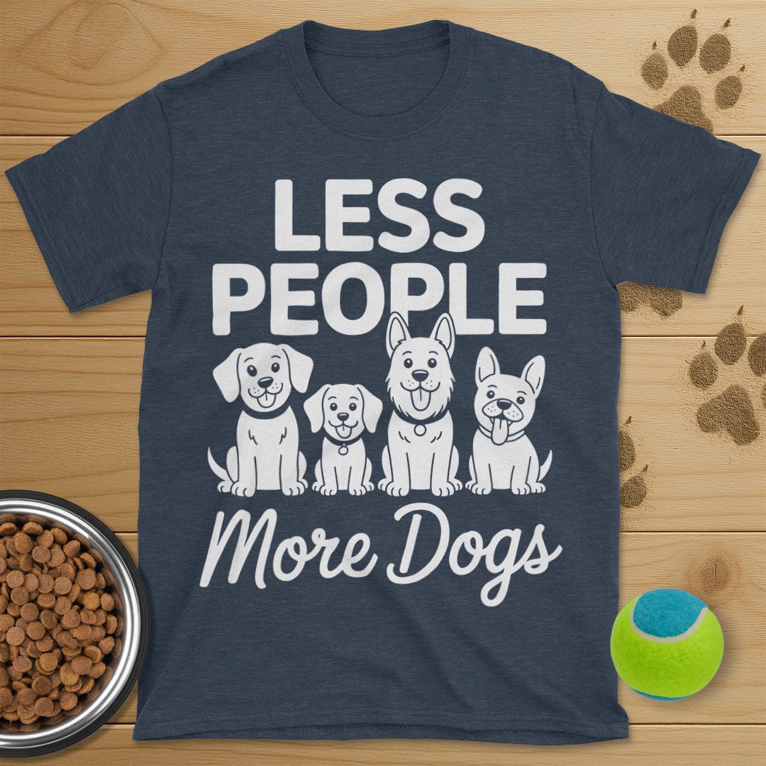 Less People More Dogs T-Shirt