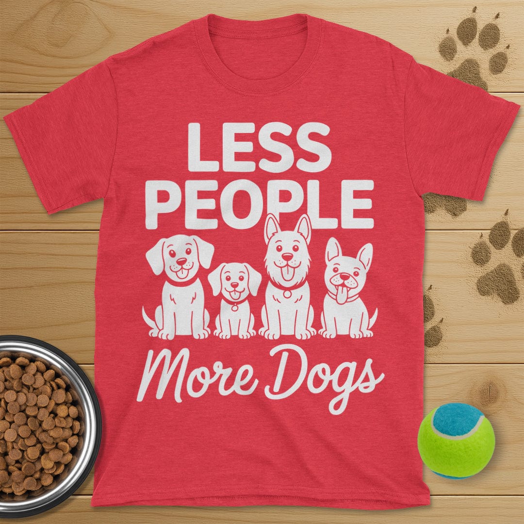 Less People More Dogs T-Shirt
