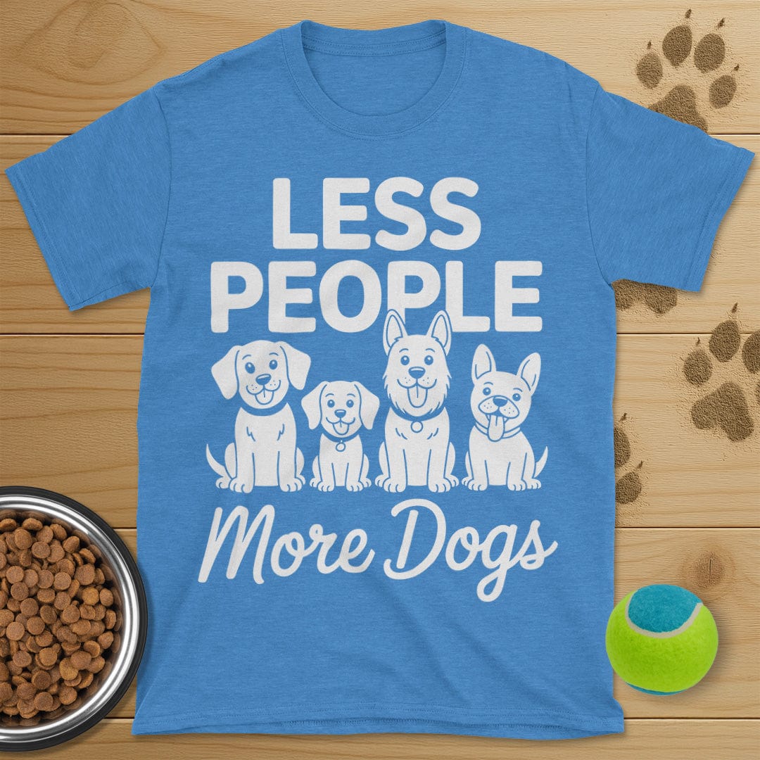 Less People More Dogs T-Shirt