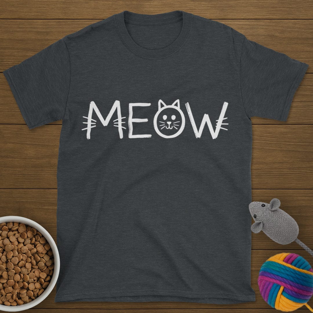 Meow Chalk Cat T-Shirt