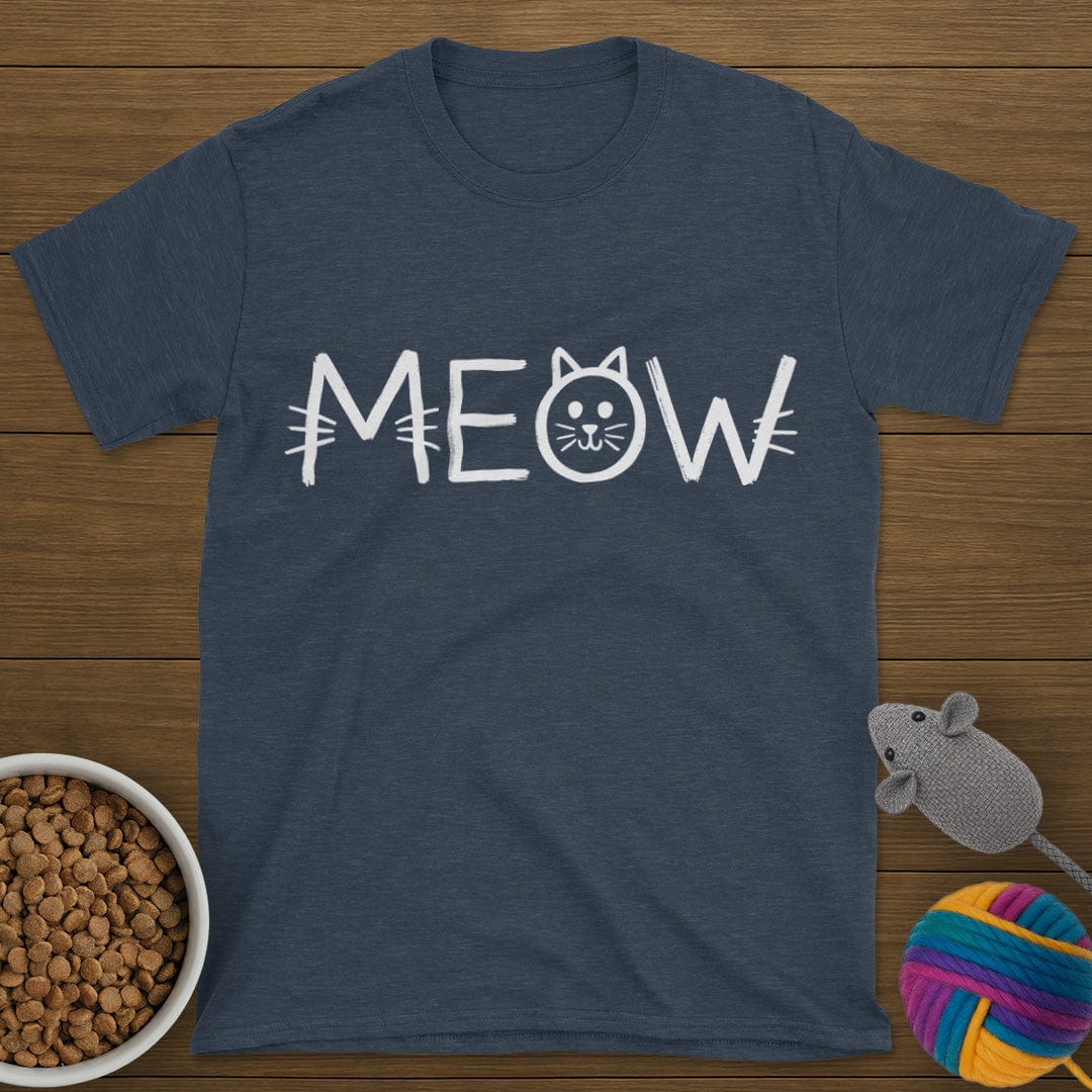 Meow Chalk Cat T-Shirt