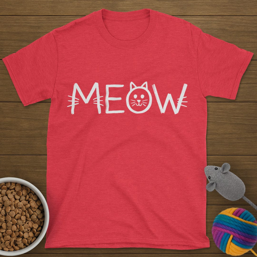 Meow Chalk Cat T-Shirt