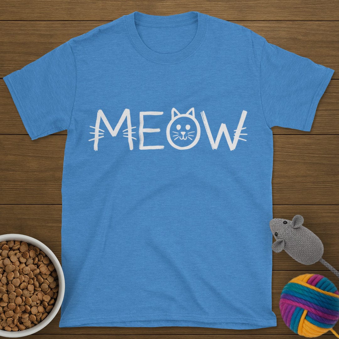 Meow Chalk Cat T-Shirt
