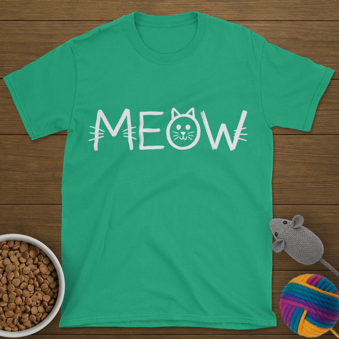 Meow Chalk Cat T-Shirt
