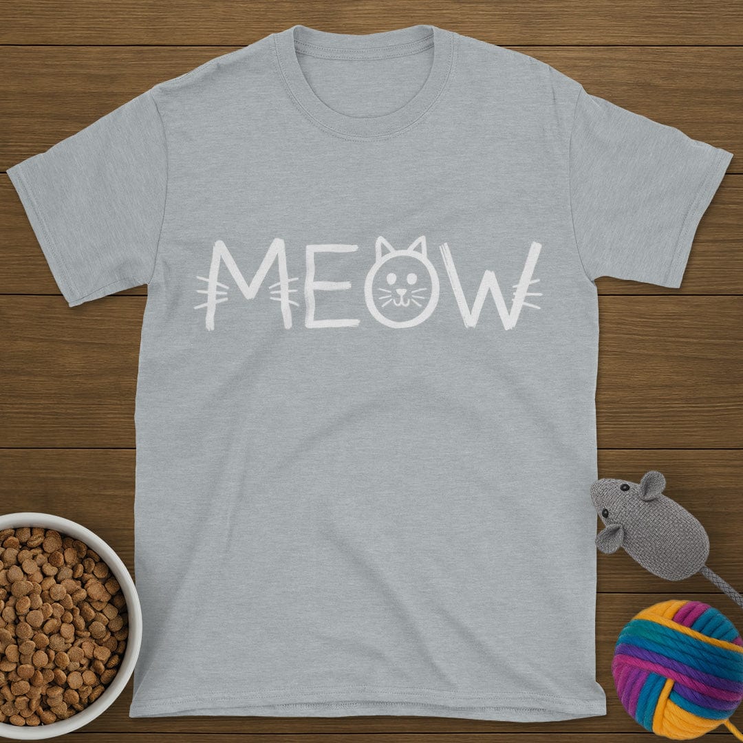 Meow Chalk Cat T-Shirt