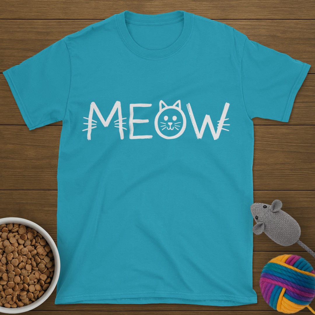 Meow Chalk Cat T-Shirt