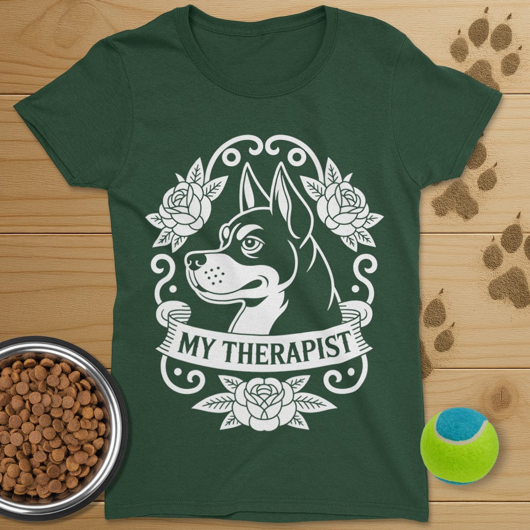 My Therapist Dog Shirt-Womens