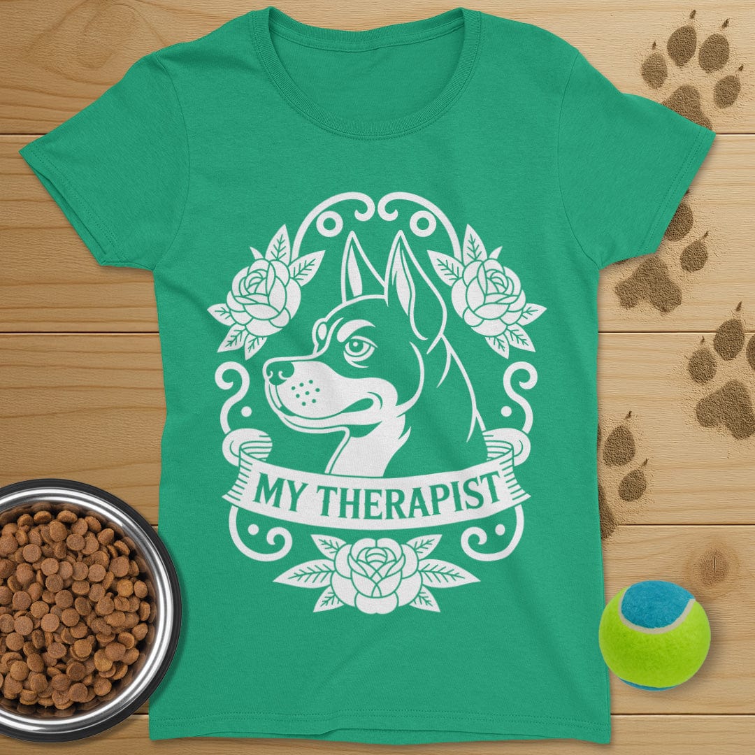 My Therapist Dog Shirt-Womens