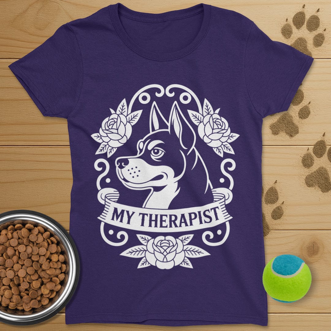 My Therapist Dog Shirt-Womens