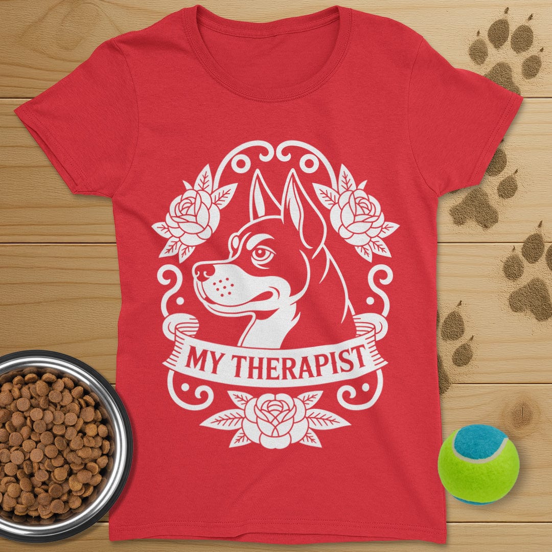 My Therapist Dog Shirt-Womens