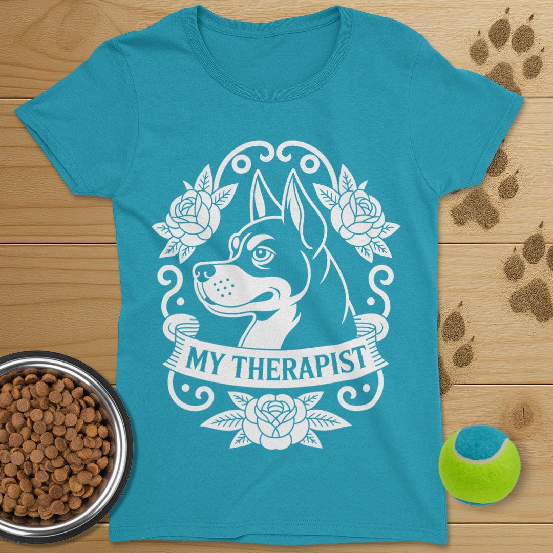 My Therapist Dog Shirt-Womens