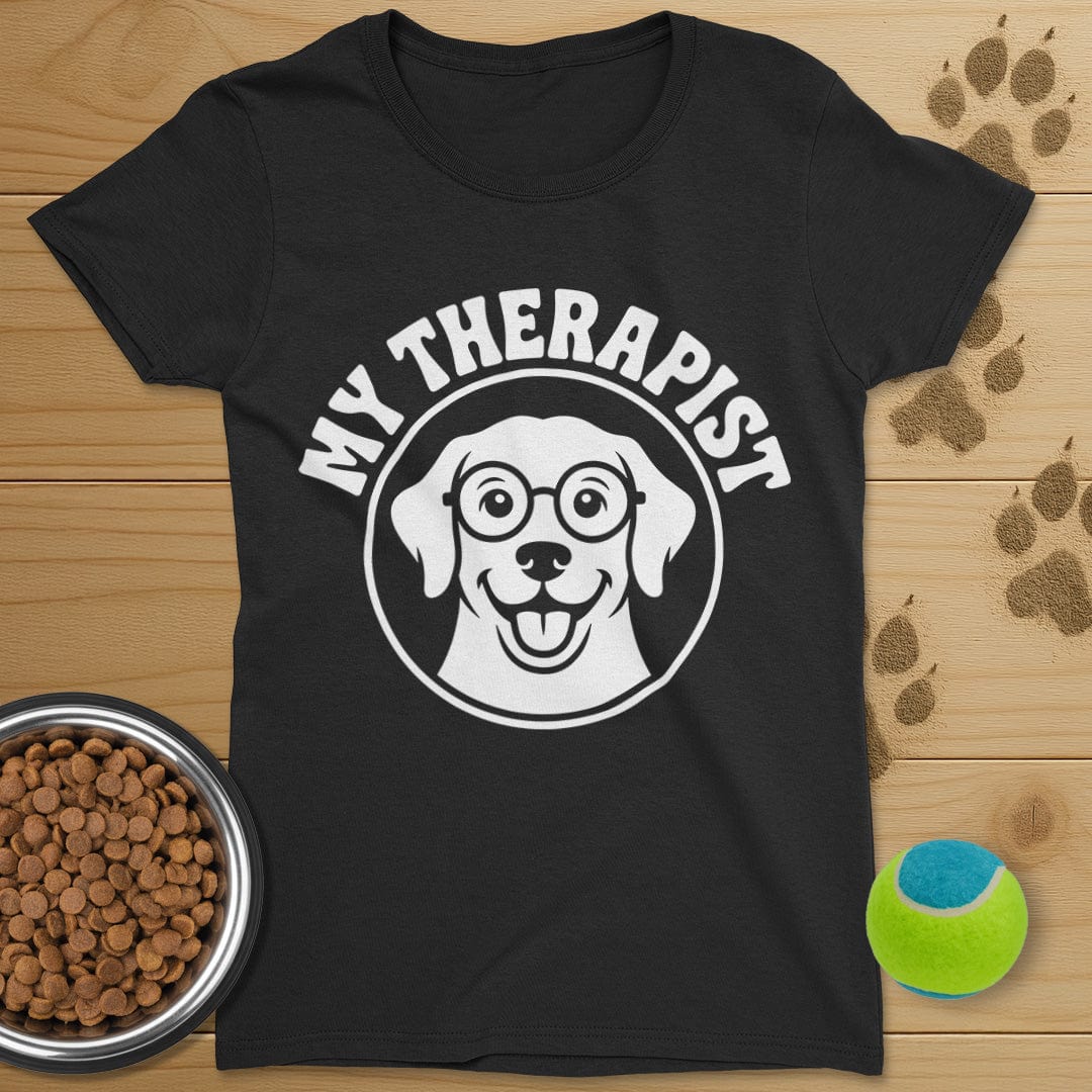 My Therapist Dog T-Shirt-Womens