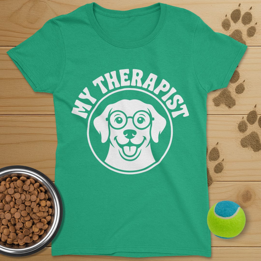 My Therapist Dog T-Shirt-Womens