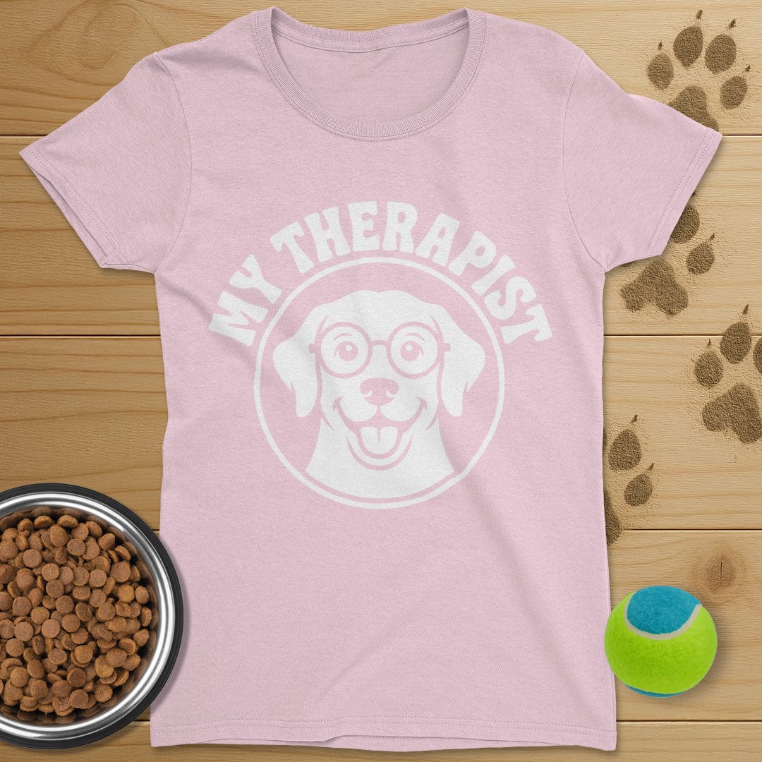 My Therapist Dog T-Shirt-Womens