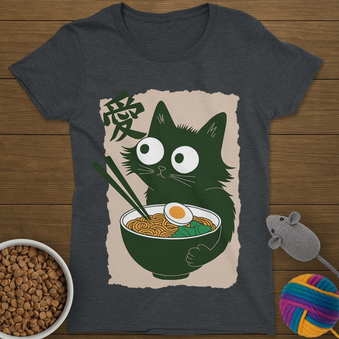 Noodle Cat T-Shirt Womens
