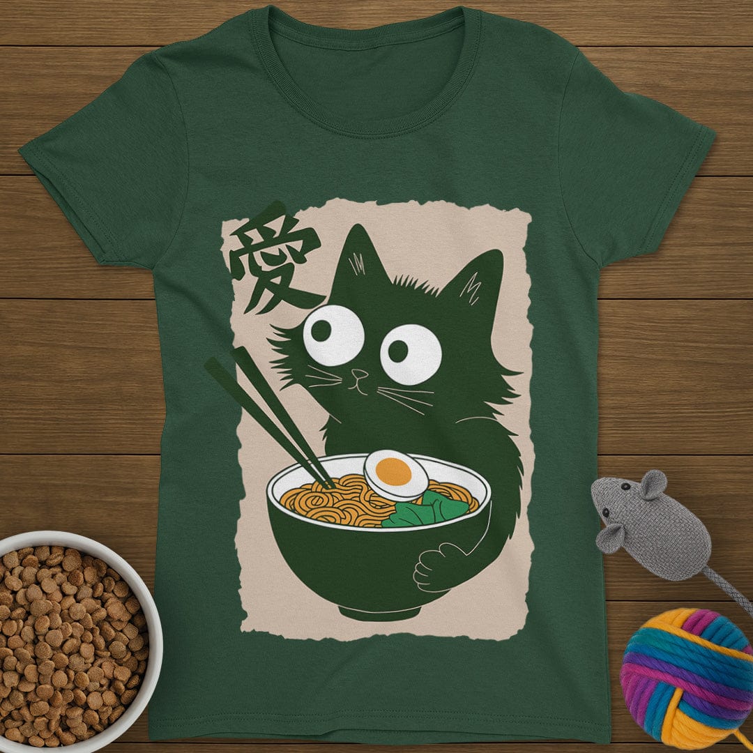 Noodle Cat T-Shirt Womens