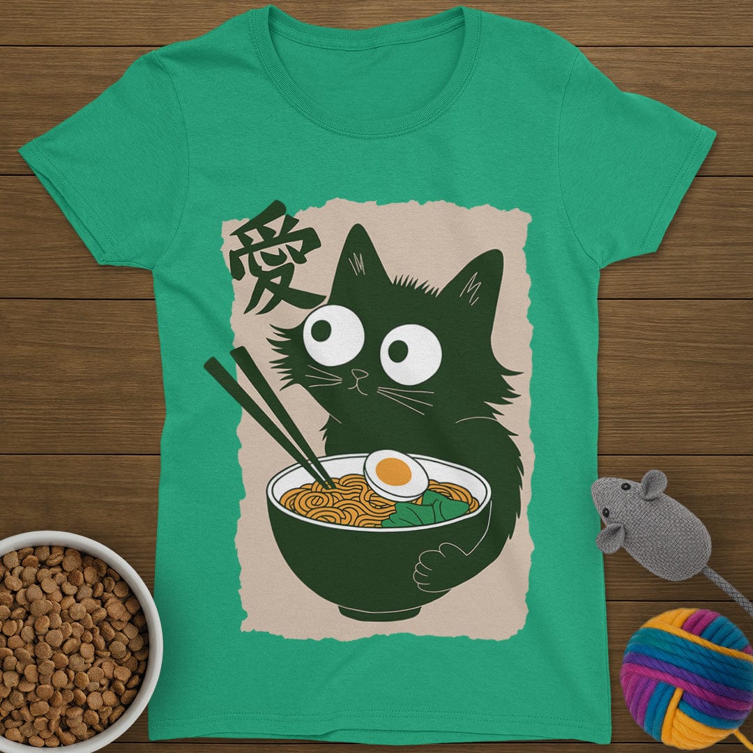 Noodle Cat T-Shirt Womens