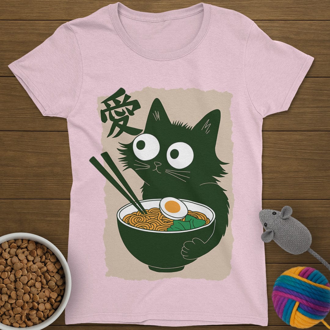 Noodle Cat T-Shirt Womens