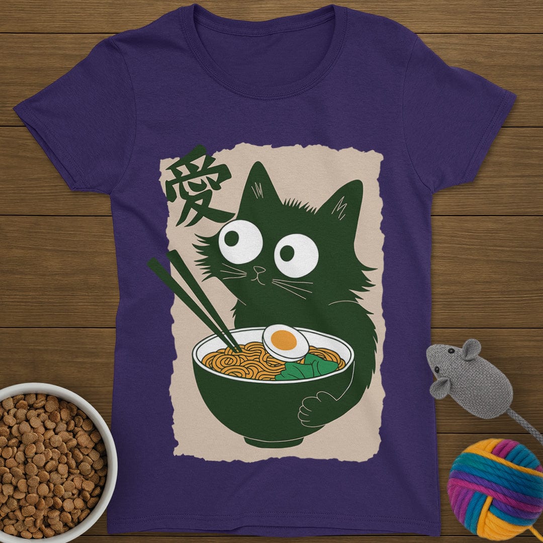 Noodle Cat T-Shirt Womens