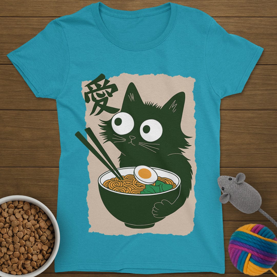 Noodle Cat T-Shirt Womens