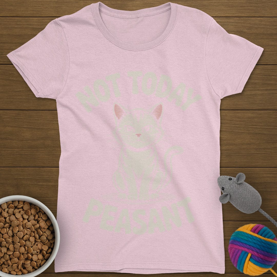 Not Today Peasant Cat T-Shirt Womens