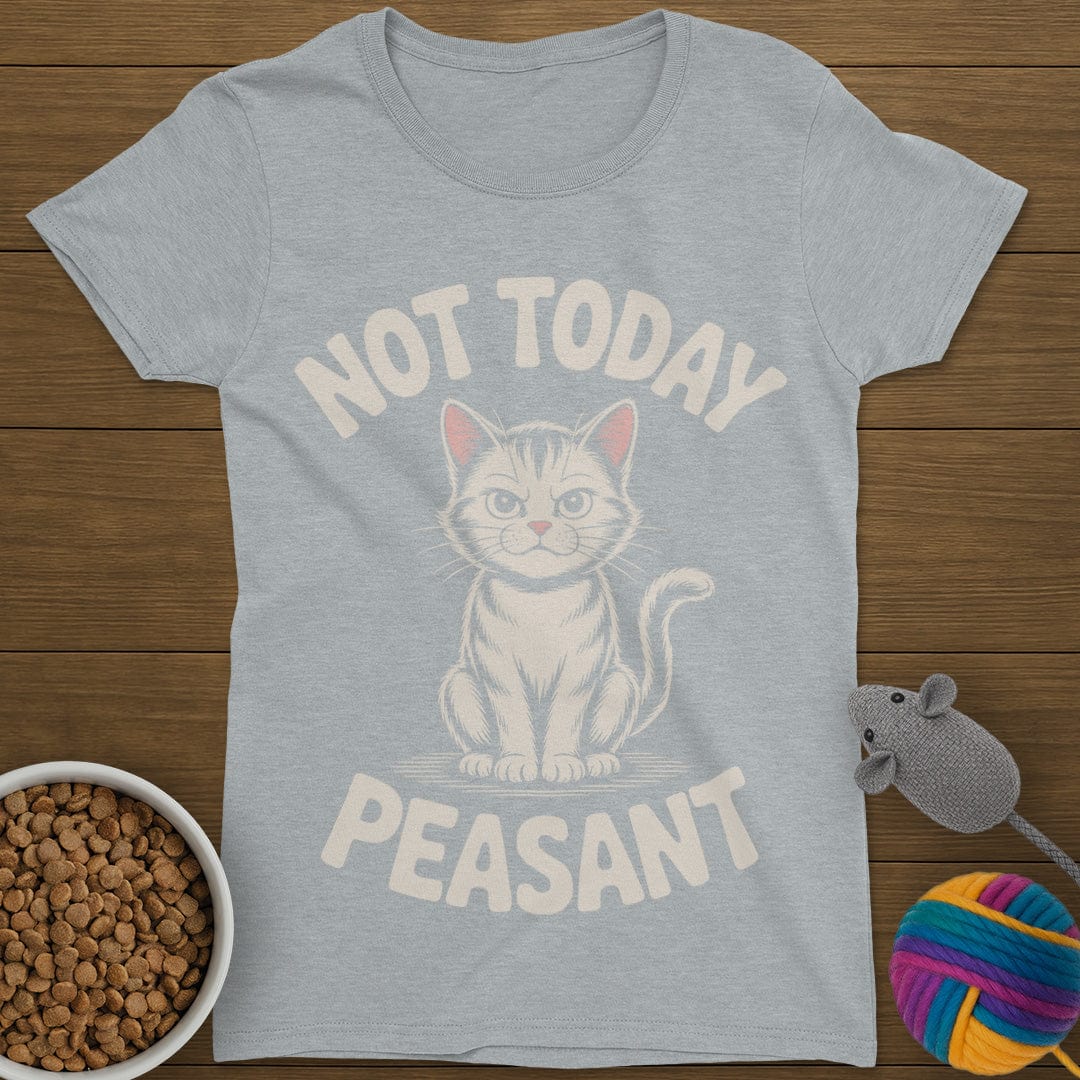Not Today Peasant Cat T-Shirt Womens