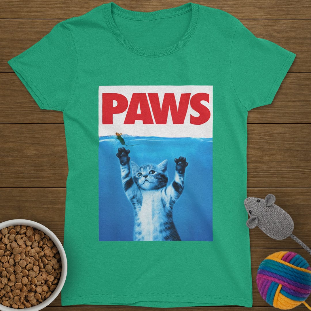 Paws Cat T-Shirt Womens