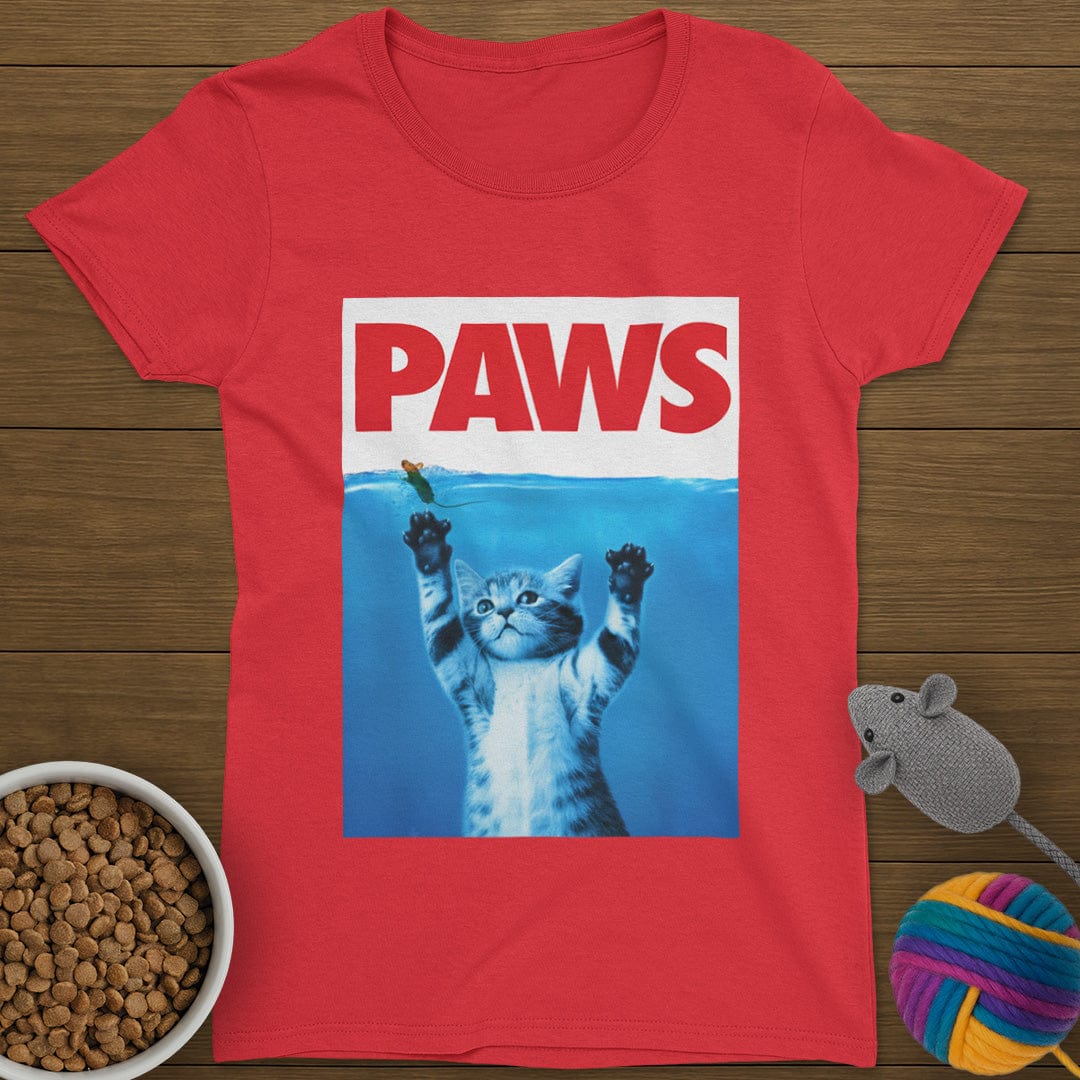 Paws Cat T-Shirt Womens