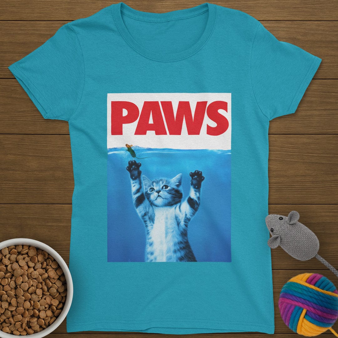 Paws Cat T-Shirt Womens