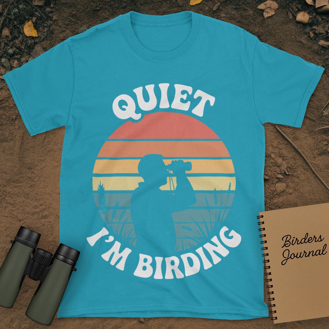 Quiet I'm Birding T-Shirt