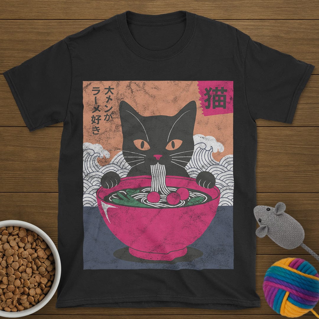 Ramen Noodles Cat T-Shirt