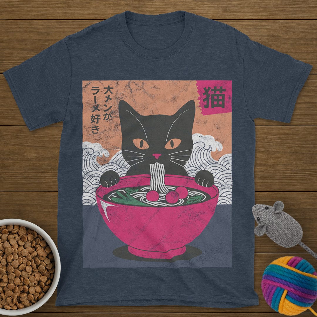 Ramen Noodles Cat T-Shirt