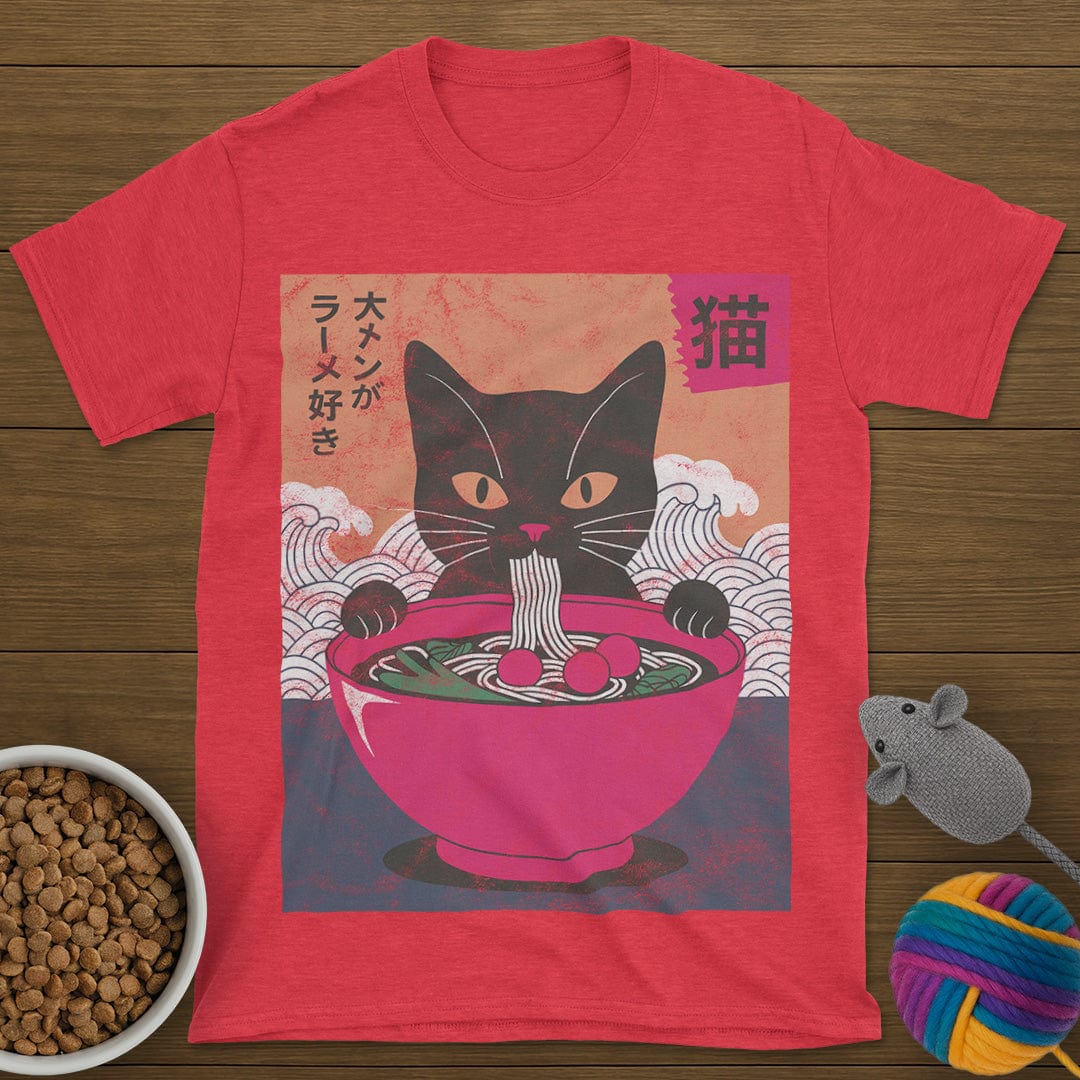Ramen Noodles Cat T-Shirt