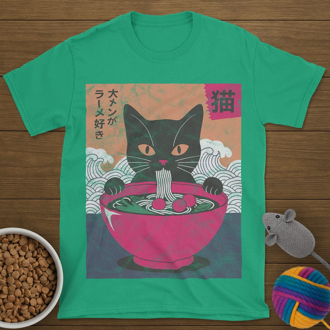 Ramen Noodles Cat T-Shirt