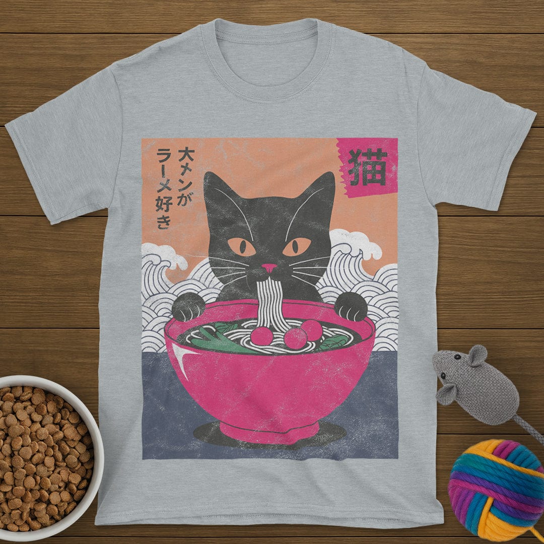 Ramen Noodles Cat T-Shirt
