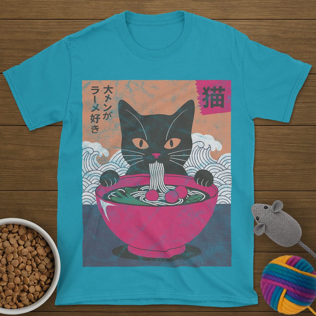 Ramen Noodles Cat T-Shirt